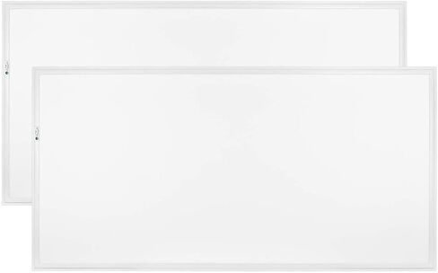 2 Pack 2X4 LED Flat Panel Light with Emergency Battery Backup 35W-40W-45W-50W Wattage Selectable 3000K-3500-4000K-5000K in Saudi Arabia