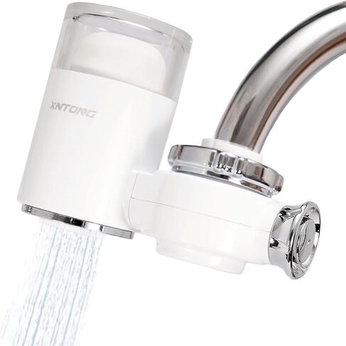 Water Filter for Sink, Faucet Water Filter with Activated Carbon, Household Kitchen Water Purifier for Sink, Water Faucet Filter Reduces Chlorine, Limescale, Heavy Metals, and Unpleasant Odors in Saudi Arabia