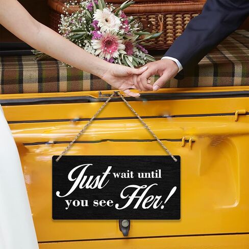 She Said Yes Rustic Wedding Signs Wall Hanging Wedding Decor Wedding Accessories Stuff Wall Art Decor Wedding Decorations for Reception Engagement Wedding Party Wooden Sign for Hallway Porch (Black) in Saudi Arabia