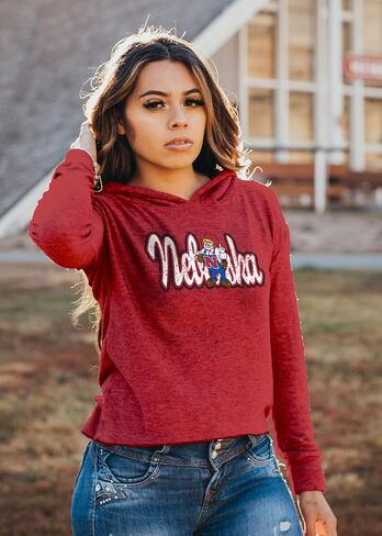 Women's Cozy Crop Top Vault Hoodie in Saudi Arabia