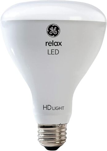 GE Lighting Relax LED Indoor Floodlight Bulb, 8 Watts (65 Watt Equivalent) Soft White HD Light, Medium Base, Dimmable (4 Pack) in Saudi Arabia