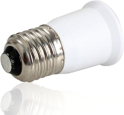 (موسع E26 إلى E26) - حامل مصباح تمديد لقاعدة برغي إديسون بطول 2.3 بوصة، لمصابيح LED CFL فقط (عبوة من قطعتين) in Kuwait