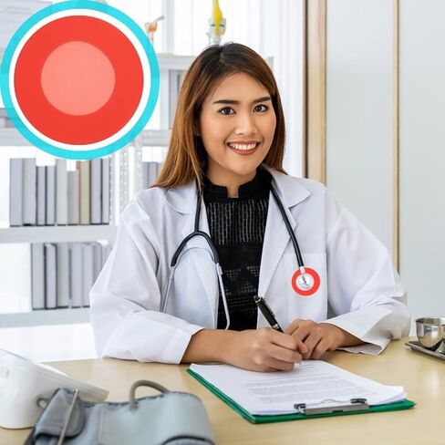غطاء سماعة الطبيب POPETPOP - 10 قطع من غطاء سماعة الطبيب الناعمة من السيليكون قطع غيار سماعة الطبيب أغطية الحجاب الحاجز لطبيب المستشفى in Saudi Arabia