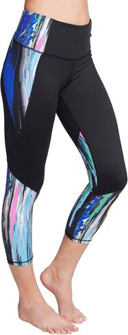 Capri Leggings for Women High Waist Leggings Yoga Pant Tummy Control with Pocket Smooth Capri Leggings for Workout in Saudi Arabia