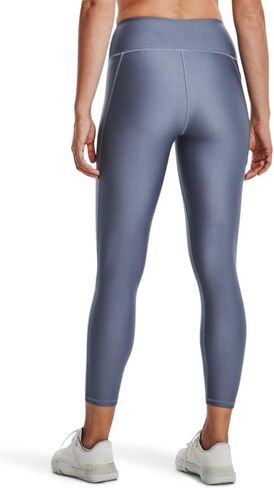 سروال نسائي من Under Armour HeatGear Armor عالي الخصر مانع للانزلاق عند الكاحل، (767) أرجواني أورورا / / فولاذ مقسى، X-Large in Saudi Arabia