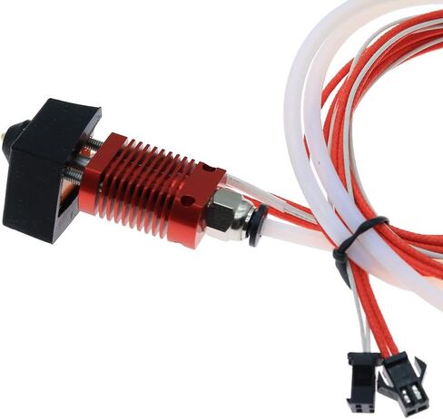 رأس الطارد المُجمَّع من Ender 5 Hotend مع غطاء من السيليكون، كتلة حرارية من الألومنيوم MK8، مجموعة الطارد الساخن للطابعة ثلاثية الأبعاد Ender 5 Ender-5 Pro in Kuwait