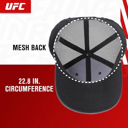 Concept One UFC Trucker Hat, Mesh Adult Adjustable Snapback Baseball Cap with Curved Brim in Saudi Arabia