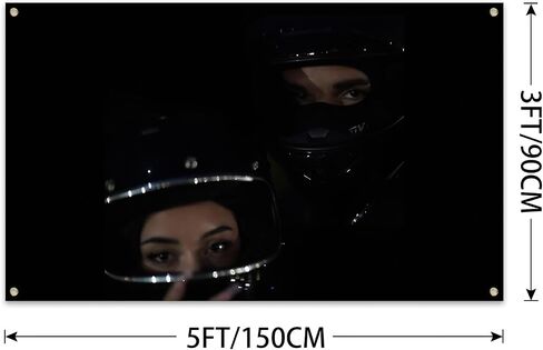 BbteK مغني الراب نسيج Drakee 3x5 FT المغني المفروشات لديكور غرفة النوم الكلية، غرفة النوم، غرفة المعيشة in Saudi Arabia