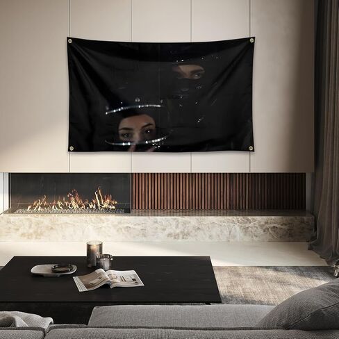 BbteK مغني الراب نسيج Drakee 3x5 FT المغني المفروشات لديكور غرفة النوم الكلية، غرفة النوم، غرفة المعيشة in Saudi Arabia