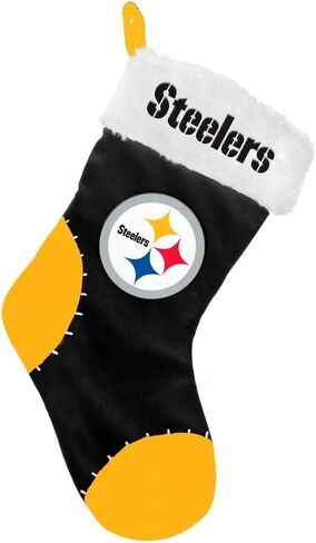 foco NFL Team Logo Plush Holiday StockingTeam Logo Plush Holiday Stocking, Team Color, One Size in Saudi Arabia