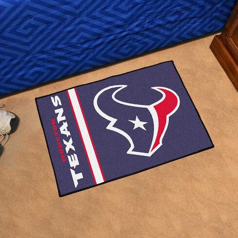 FANMATS 8234 NFL - سجادة هيوستن تكساس للمبتدئين - 19 بوصة. × 30 بوصة. | تصميم موحد لسجادة ديكور المنزل لمحبي الرياضة وبساط خلفي in Saudi Arabia
