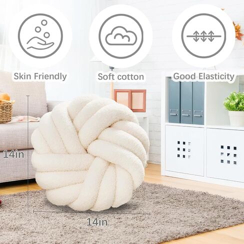 Knot Decor Pillow Plush Cute Travel Throw Pillow Creative Cushion Soft Stuffed Decor Car Home Bed Living Room in Saudi Arabia