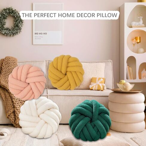 Knot Decor Pillow Plush Cute Travel Throw Pillow Creative Cushion Soft Stuffed Decor Car Home Bed Living Room in Saudi Arabia