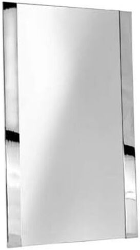 Ginger Cinu 20" x 34" Framed Wall Mounted Bathroom Vanity Beveled Mirror, Polished Nickel - 4741/PN in Saudi Arabia