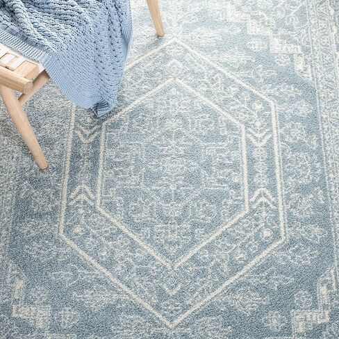 سجادة SAFAVIEH Adirondack Collection - 2'6" x 4'، لائحة وعاجية، تصميم ميدالية شرقية، غير قابلة للتساقط وسهلة العناية، مثالية للمناطق ذات حركة المرور العالية في المدخل، وغرفة المعيشة، وغرفة النوم (ADR108T) in Saudi Arabia