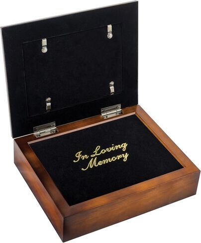 Cottage Garden Mother Left Your Earthly Home Woodgrain Embossed Ashes Bereavement Urn Box in Saudi Arabia