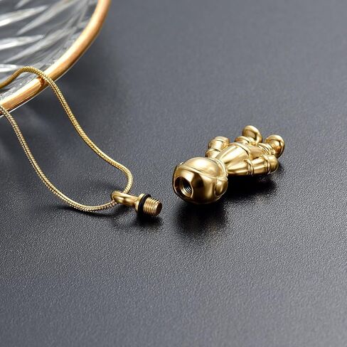 Cremation Jewelry For Ashes Cremation Jewelry Astronaut Robot Shape Urn Necklace Keychain for Ashes Memorial Keepsake in Saudi Arabia