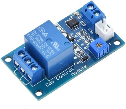 5PCS XH-M131 12V Light Automatic Control Relay Module Light Control Switch Photoresistor Resistor Relay Light Detection Sensor with 24AWG Wire in Saudi Arabia