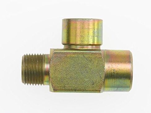 Brennan Industries 5602-06-06-06-FG Forged Steel Street Tee Tube Fitting, 3/8"-18 NPTF x 3/8"-18 NPTF x 3/8"-18 NPTF Thread, 3/8" Male NPTF x 3/8" Female NPTF x 3/8" Female NPTF in Saudi Arabia