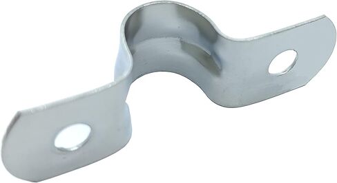 حزام الأنابيب الصلب لأنابيب 8 مللي متر/0.31 بوصة OD 304 الفولاذ المقاوم للصدأ 2 ثقوب المشابك 20 قطعة in Kuwait