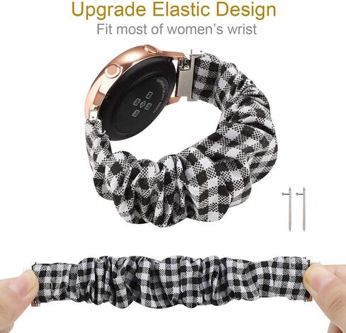 Fit for Garmin Forerunner 265S 255S Watch Bands for Women Men, 18mm Quick Release Elastic Replacement Band Bracelet Straps Wristbands for Garmin Vivoactive 4S/Vivomove 3S/Venu 2S in Saudi Arabia