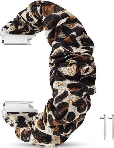 Fit for Garmin Forerunner 265S 255S Watch Bands for Women Men, 18mm Quick Release Elastic Replacement Band Bracelet Straps Wristbands for Garmin Vivoactive 4S/Vivomove 3S/Venu 2S in Saudi Arabia