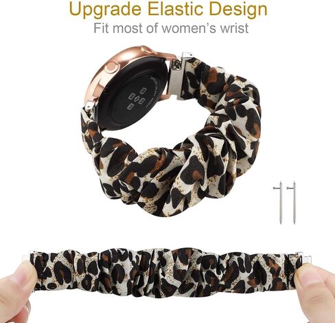 Fit for Garmin Forerunner 265S 255S Watch Bands for Women Men, 18mm Quick Release Elastic Replacement Band Bracelet Straps Wristbands for Garmin Vivoactive 4S/Vivomove 3S/Venu 2S in Saudi Arabia