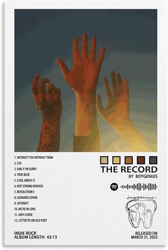 Frank Poster Ocean Blonde Album Music Art Cover Poster for Room Aesthetic Canvas Wall Art for Teens Room Decor12x18inch(30x45cm) in Saudi Arabia