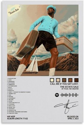 Frank Poster Ocean Blonde Album Music Art Cover Poster for Room Aesthetic Canvas Wall Art for Teens Room Decor12x18inch(30x45cm) in Saudi Arabia