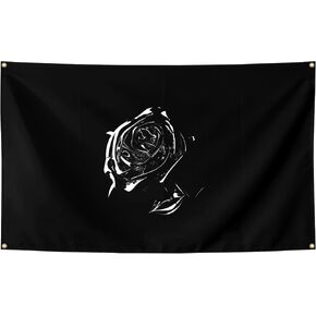 Generic Pop Rapper Album smoke Music Tapestry 3X5 Feet Vintage Tapestry Fashionable Room Decoration, Bedroom, Living Room,Male and Female Dormitory Background Wall Tapestry, black in Saudi Arabia