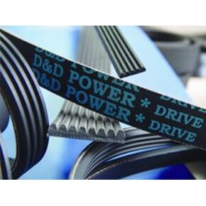 D&D PowerDrive 470J12 Poly V Belt, 12 Band, Rubber