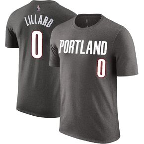 NBA Boys Youth 8-20 Charcoal Official Player Name & Number Game Time Jersey T-Shirt