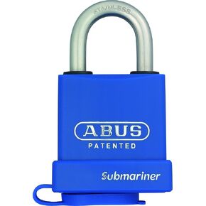ABUS 83WP-IB/53 Submariner C 300 Schlage Rekeyable Chrome Plated Brass Padlock, Keyed Different