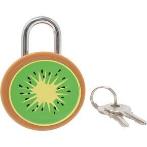 Honbay Cute Kiwi Fruit Padlock Kiwifruit Mini Padlock Lock with Keys - for Jewelry Box, Purse, Handbag, Backpacks, Cabinet, Treasure Chest, Suitcases, Lockers, Letter Box, Diary, Notebook, etc