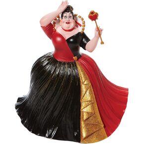 Enesco Disney Showcase Couture de Force Alice in Wonderland Queen of Hearts Figurine, 9.5 Inch, Multicolor