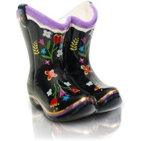 Nora Fleming so bootiful (Western Boots) A401 - Hand-Painted Ceramic Holiday Décor - Spring Minis for The Home and Office