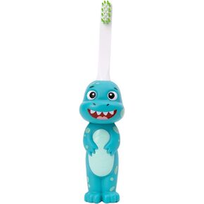 Toothbrush Toys Kids Toothbrush 2-10 Year Old - Captain Cavity Superhero for Kids | Soft Bristles - Gentle on Gums | Large Handle – Easy Grip for Small Hands | Bonus Replaceable Brush Head