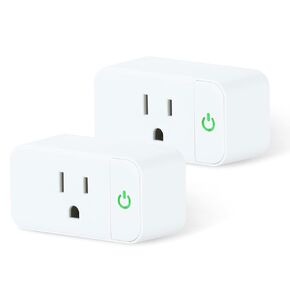 Smart Plug, Smart Home Wi-Fi Outlet Compatible with Alexa, Echo, Google Home, 15A Wi-Fi Socket for Home Automation, ETL & FCC Listed