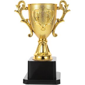 BESPORTBLE Gold Award Trophies- 7 Inch Plastic Gold Trophies for Kids Sports Tournaments, Birthday Party Games, Competitions, Championships