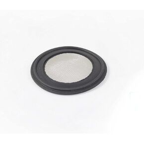 3" Tri Clamp BUNA-N Screen Filter, Ferrule Gasket 316L 625 Mesh/20Uf Micron Screen Stainless Steel Pharmaceutical Grade Filter Mesh. BUNA-N With Mesh Material! & FDA Certification (3")