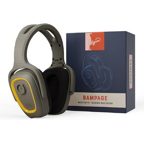 Elgin Rampage Bluetooth Hearing Protection Headphones, OSHA Compliant, 25 dB NRR, Noise Canceling Microphone, 40+ Hour Battery, IP65 Rated, Ideal for Construction, Landscaping, Industrial Use