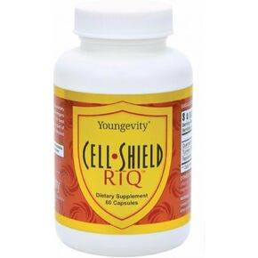 Youngevity Resveratrol Turmeric Quercetin RTQ Cell Shield - 60 Capsules (Pack of 2)