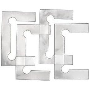 C.R. LAURENCE V1E4GKCLR CRL Clear Gasket Replacement Kit for Vienna Hinges