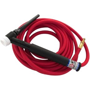 طقم شعلة TIG مبردة بالهواء CK17، 150 أمبير، 12.5 بوصة، قطعة واحدة فائقة المرونة، CK17-12-RSF RG
