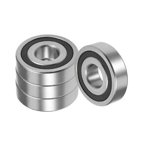 4pcs Deep Groove Ball Bearings - [3/4-inch x 2-inch x 9/16-inch] Chrome Steel Balls for Motors Machine Tool Gearboxes Bearing Use | Double Seal