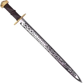 سيف فايكينج براند مع غمد من الجلد الطبيعي - مصنوع يدويًا من الفولاذ 5160 - سيف أصلي من العصور الوسطى in Kuwait