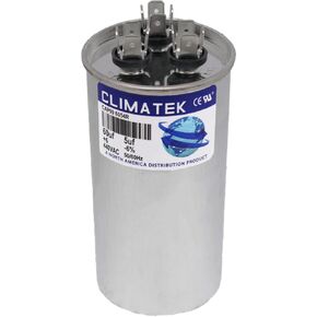 ClimaTek Round Capacitor - fits Carrier # HC98KA061D | 60/5 uf MFD 370/440 Volt VAC