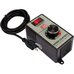 Adjustabe 4000W AC 110v Motor Speed Controller Angle Grinder, Hand Electric Drill Polishing Machine Fan Speed Controller Variable Speed Control Switch with Overload Protection