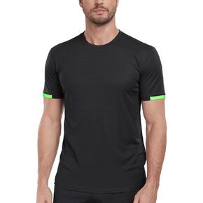 Men’s Quick Dry Workout Shirts UPF50+ Moisture Wicking Running Athletic Gym T-Shirts Short Sleeve Muscle Fit Tee