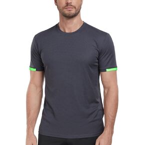 قمصان رجالية سريعة الجفاف للتمرين بعامل حماية من الأشعة فوق البنفسجية 50+ تي شيرت ماص للرطوبة للجري والجيم تي شيرت بأكمام قصيرة مناسب للعضلات in Kuwait